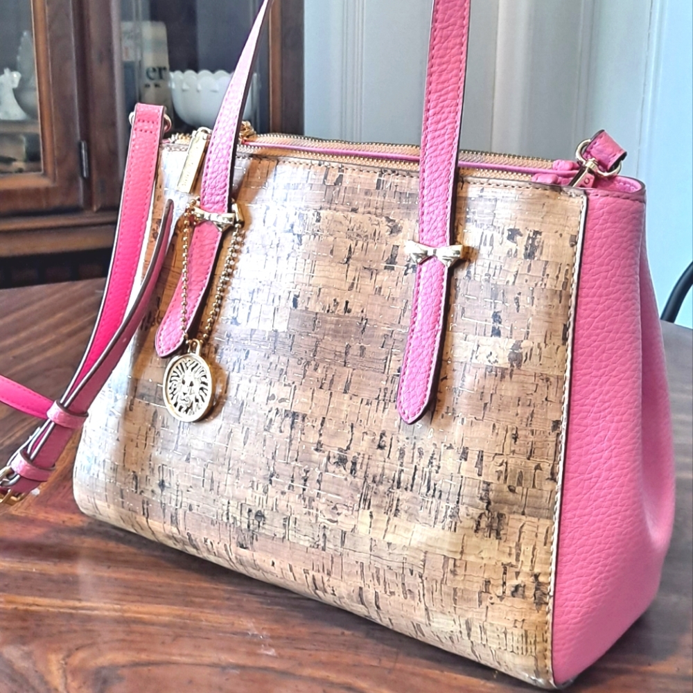Anne Klein cork satchel